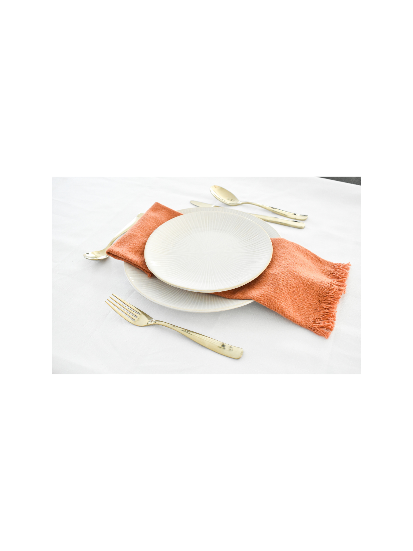COTTON NAPKINS - TERRACOTTA. Start from