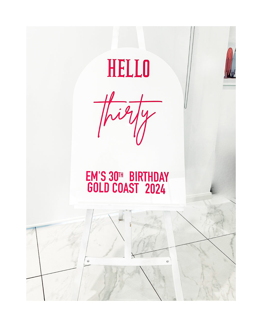 ACRYLIC SIGNAGE BOARD. Start from